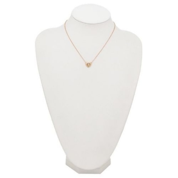 Coach F27135 Open Circle Heart Rose Gold Necklace - Picture 5 of 8